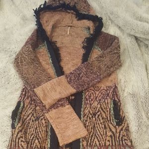 COPY - Free People Duster with hood and pockets